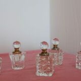 5 old miniature perfume bottles