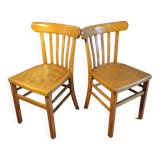 Pair of bistro chairs 1950