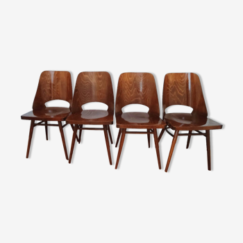 Set of Four Chairs by O. Haerdtl for TON, Czechoslovakia, 1960s