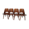 Set of Four Chairs by O. Haerdtl for TON, Czechoslovakia, 1960s