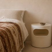 Giano bedside table by Artemide in plastic, 1960s.