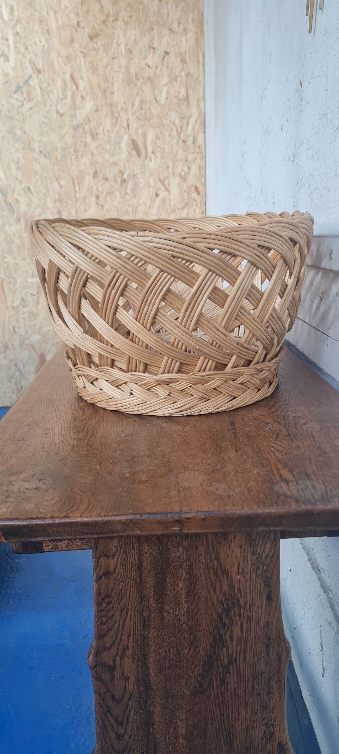 Vintage wicker basket