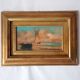 Original Artwork Painting Gold Frame Oil on Cardboard