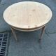 19th-century Louis XVI round extendable dining table, renovated, 215cm.