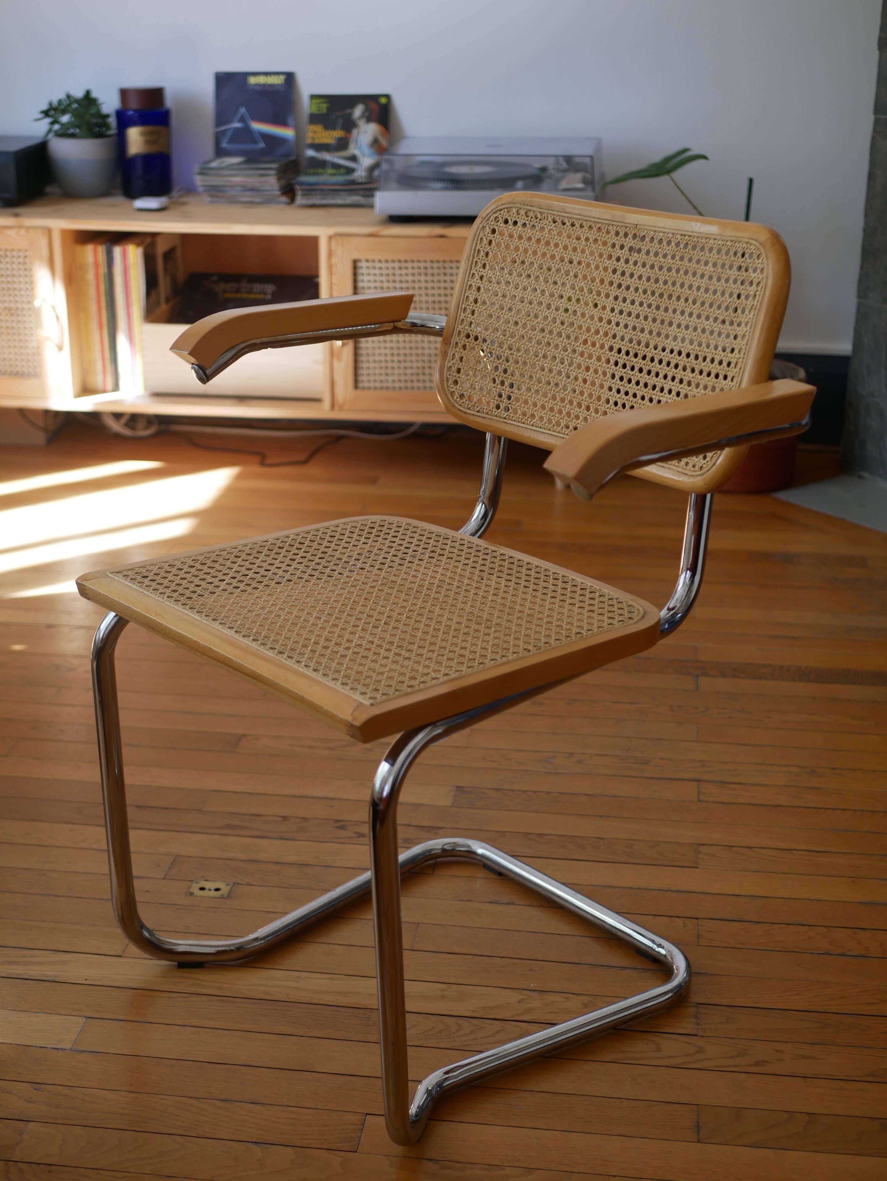 Fauteuil B64 / Cesca de Marcel Breuer – Édition années 2000