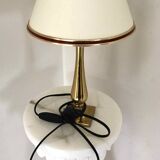 Brass base bedside lamp