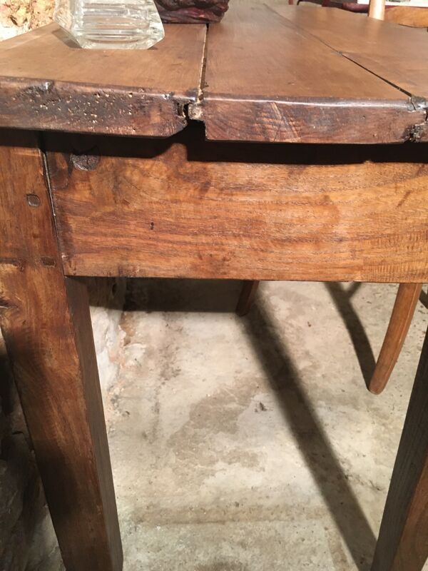 table d'appoint en chêne