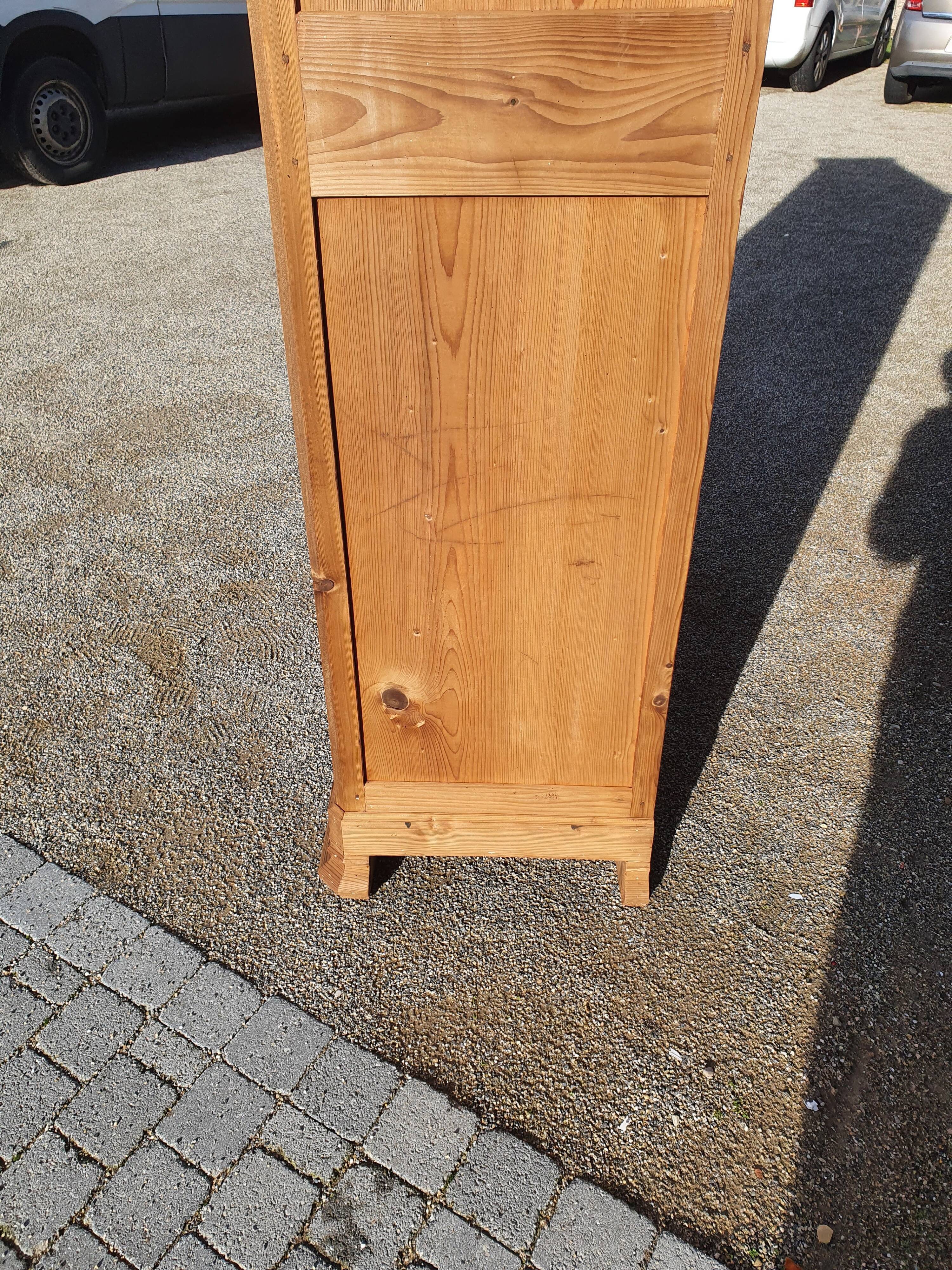 Old Parisian cabinet raw fir 1900