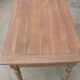 Table de ferme cuisine décapé 131cm