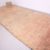 Large Vintage Beni Mguild Rug 221 x 452 cm - Old Moroccan Rug - Berber Rug