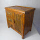 Meuble d'appoint chiffonnier en rotin bambou ethnique vintage