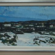 Gunnar Herman Berglund (1906-1992), Swedish Modern Painting, 1960s, Oil on Canvas