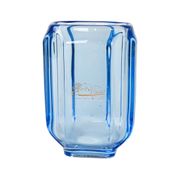 Vase en verre bleu, design danois, années 1960, fabriqué au Danemark