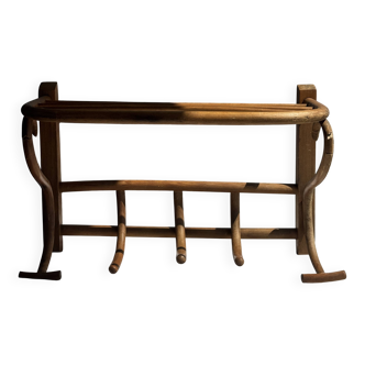 Porte-manteau ou patère en bois Fischel vintage