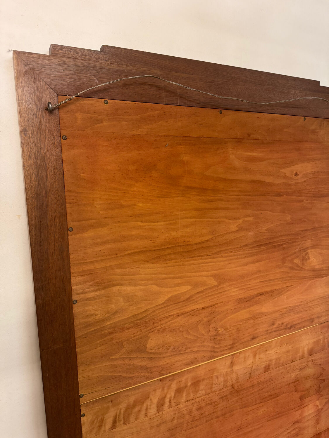 Grand miroir mural Art déco français, années 1930