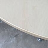 Tecno Nomos Round Table Brushed Metal