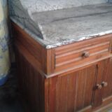 Bathroom furniture with marble