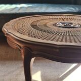 Rattan coffee table