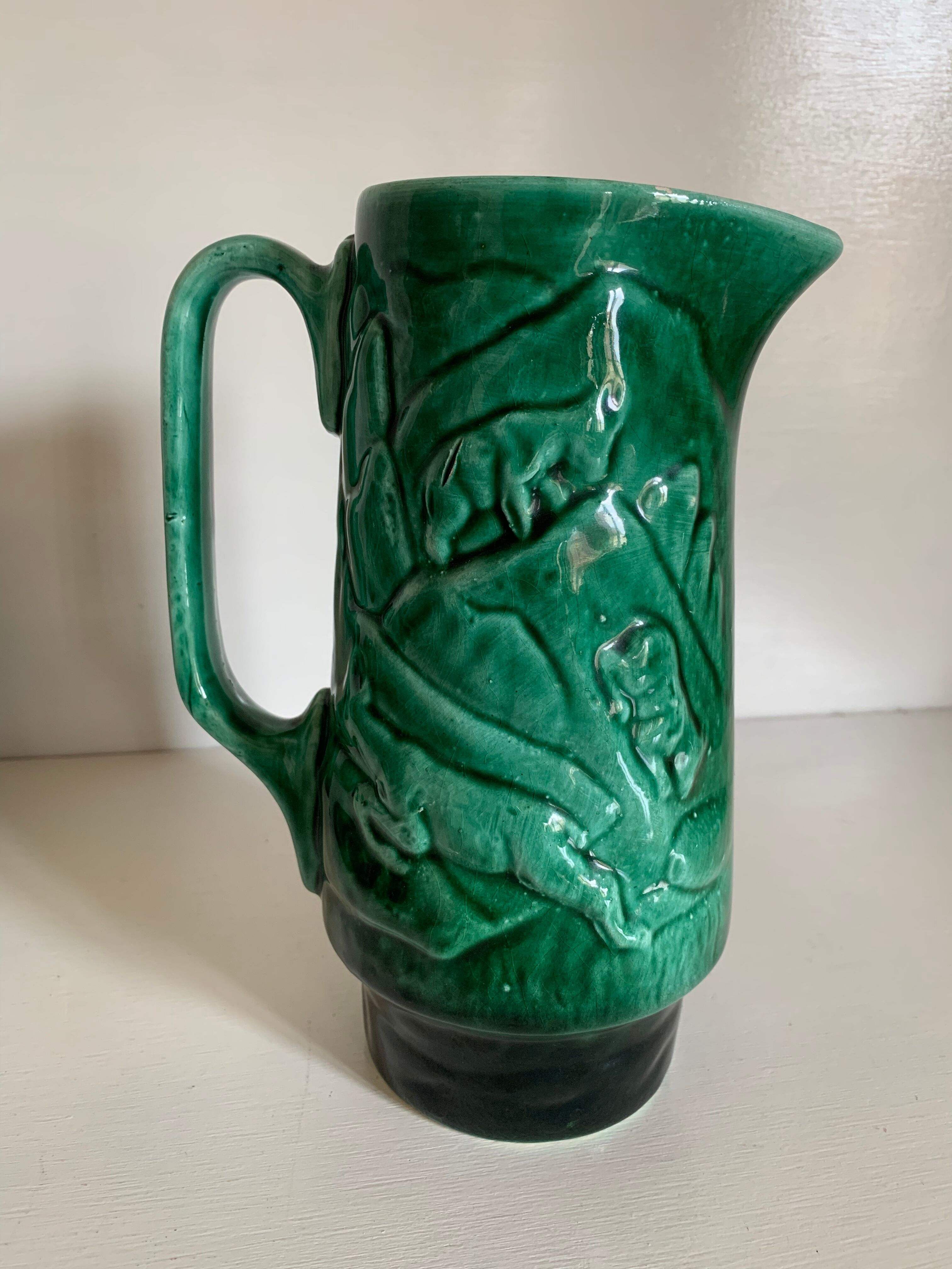 Service at orangeade art deco ceramic