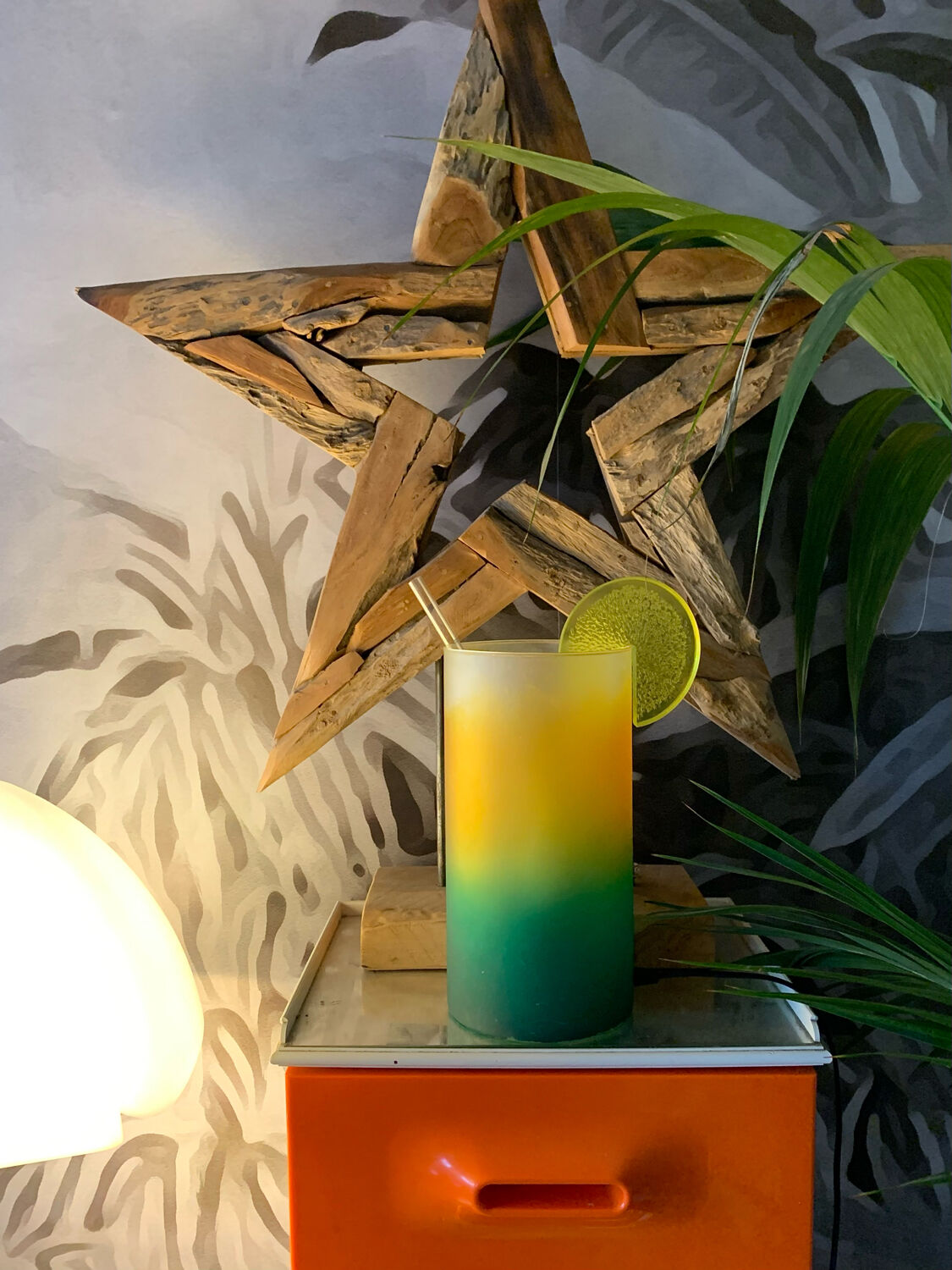 Cocktail lamp 80s
