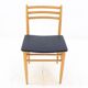 Ensemble de quatre chaises de salle à manger des années 1970, design scandinave.
