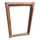 Vintage rectangular mirror in bamboo and rattan from the 60s/70s.