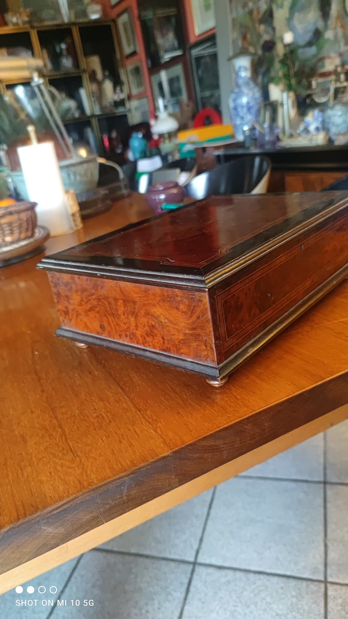 Napoleon III era box in Amaranth
