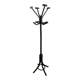 Black rattan parrot coat rack