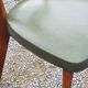 Pair of 50's Scandinavian style mahogany chairs