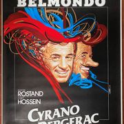 Original theater poster "Cyrano de Bergerac" Jean-Paul Belmondo 120x175cm 1990