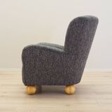 Grey armchair, Scandinavian design, production: Denmark
