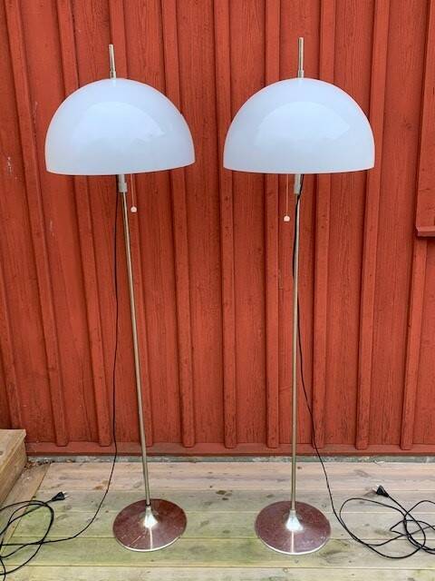 Pair of Lilux floor lamps - Sweden 70s