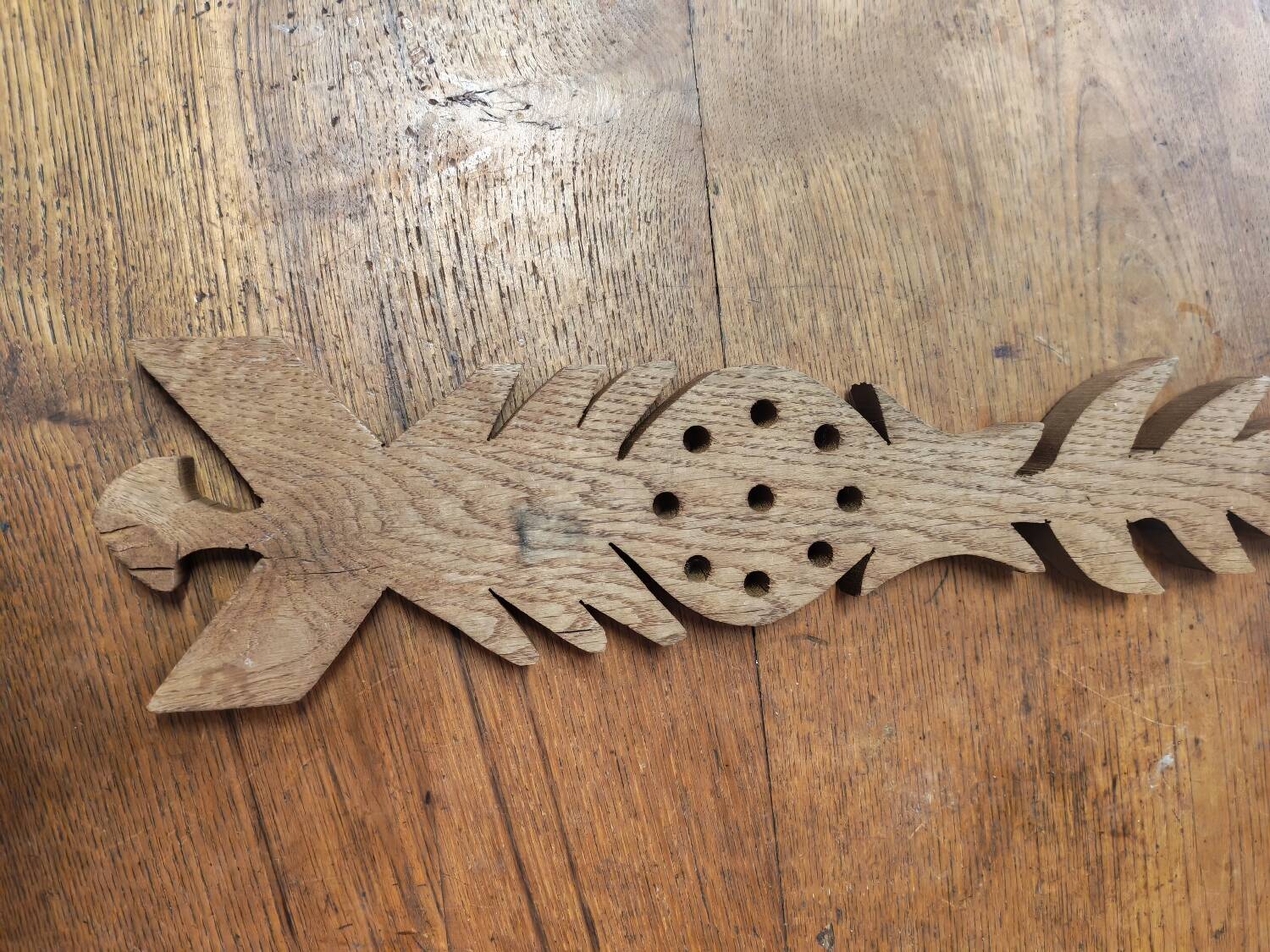 Decorative wooden relief