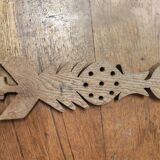 Decorative wooden relief