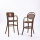 Antique set of Michael Thonet wicker and bentwood childrens chairs, 2