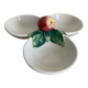 Tripod ceramic aperitif plate from Bassano (Italy) – Apple decor