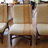 Banquette rotin divisable