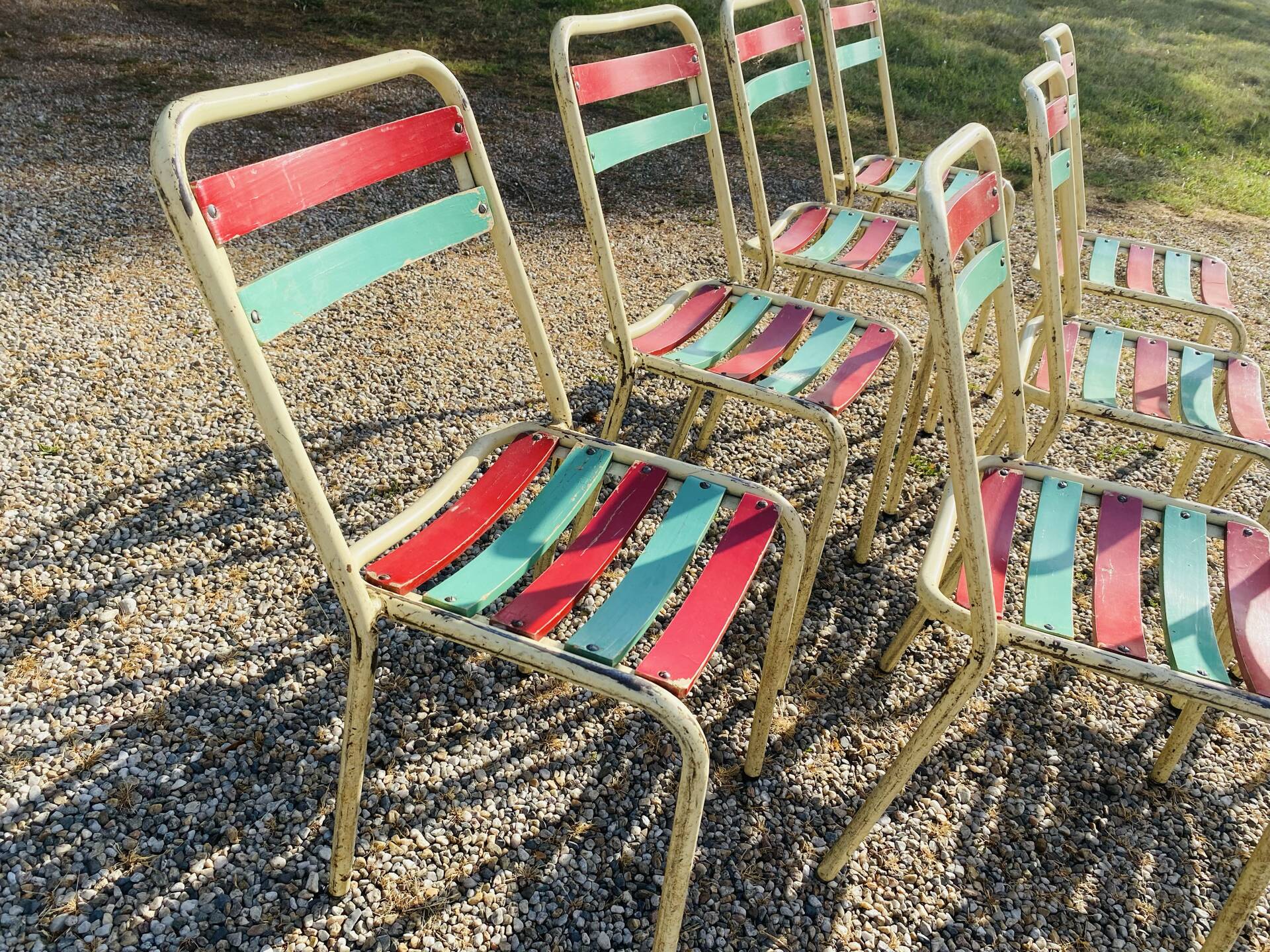Chaises Tolix