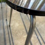 Set of 4 Formica chairs, 1960s style with metal frame.