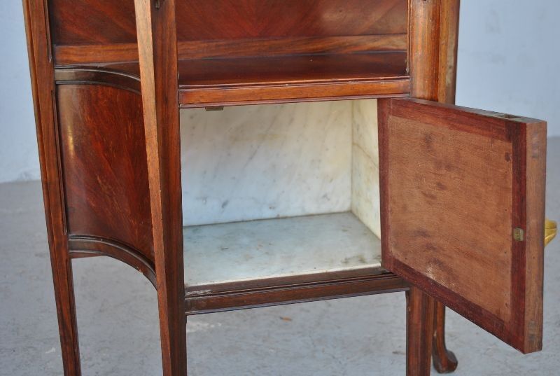 Pair of nightstands time 1900 Art nouveau
