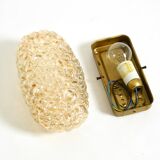 Beautiful original Mid Century Modern glass bubble wall lamp