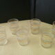 Set of 6 Table Glasses Granite and Edged Or 50-60