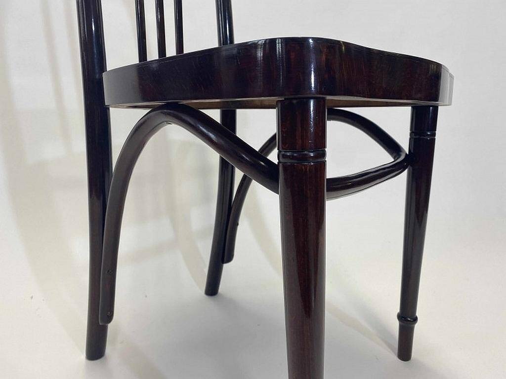 Pair of Secession chairs Josef Hoffmann no.637 Ex. by Thonet