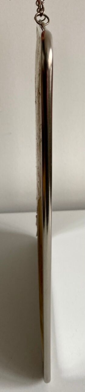 Old barber mirror 24x30cm