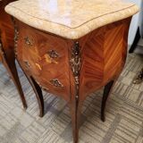 Pair of Louis XV style bedside tables