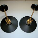 Pair of industrial metal sconces