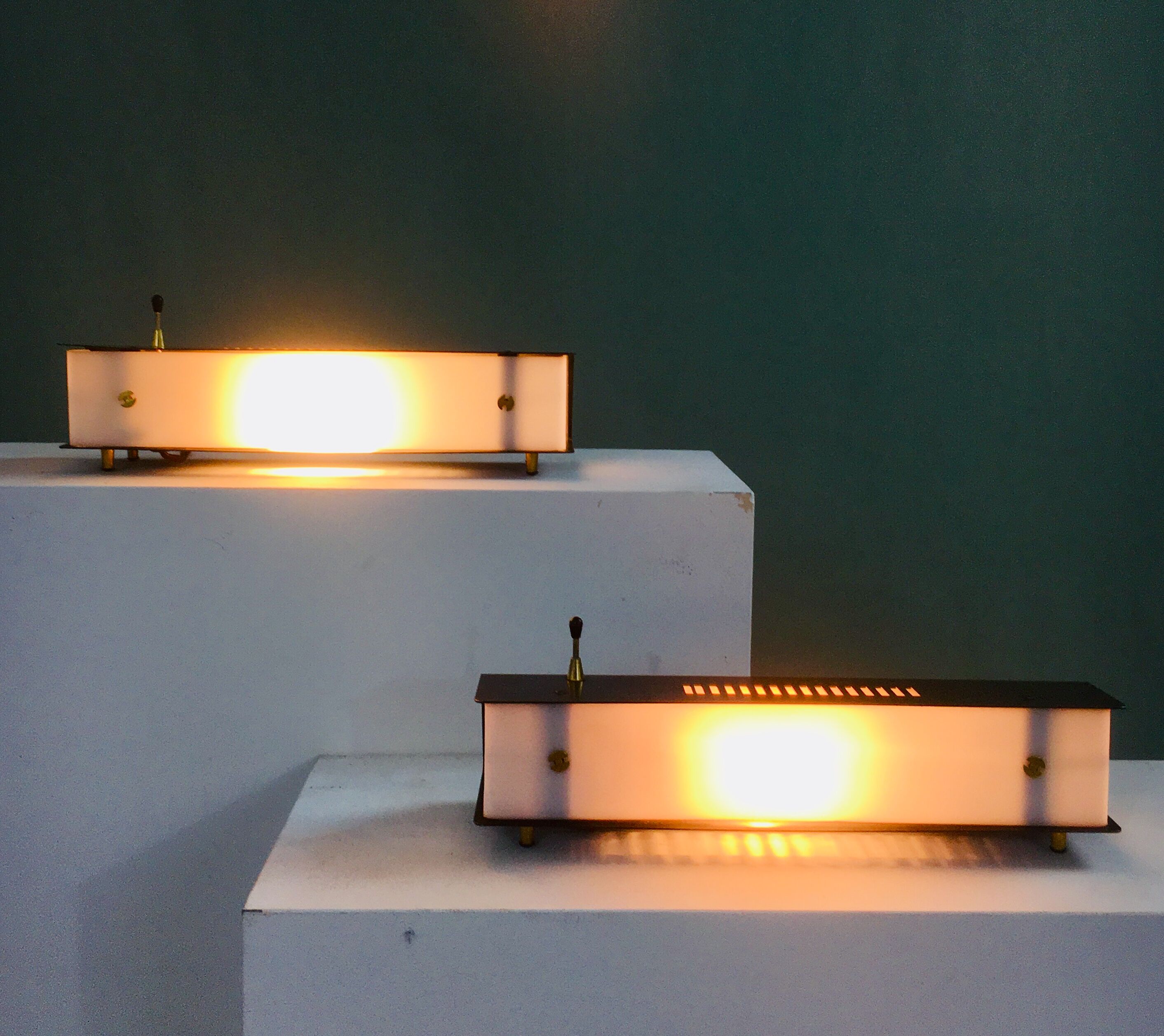 A pair of table lamps 1950