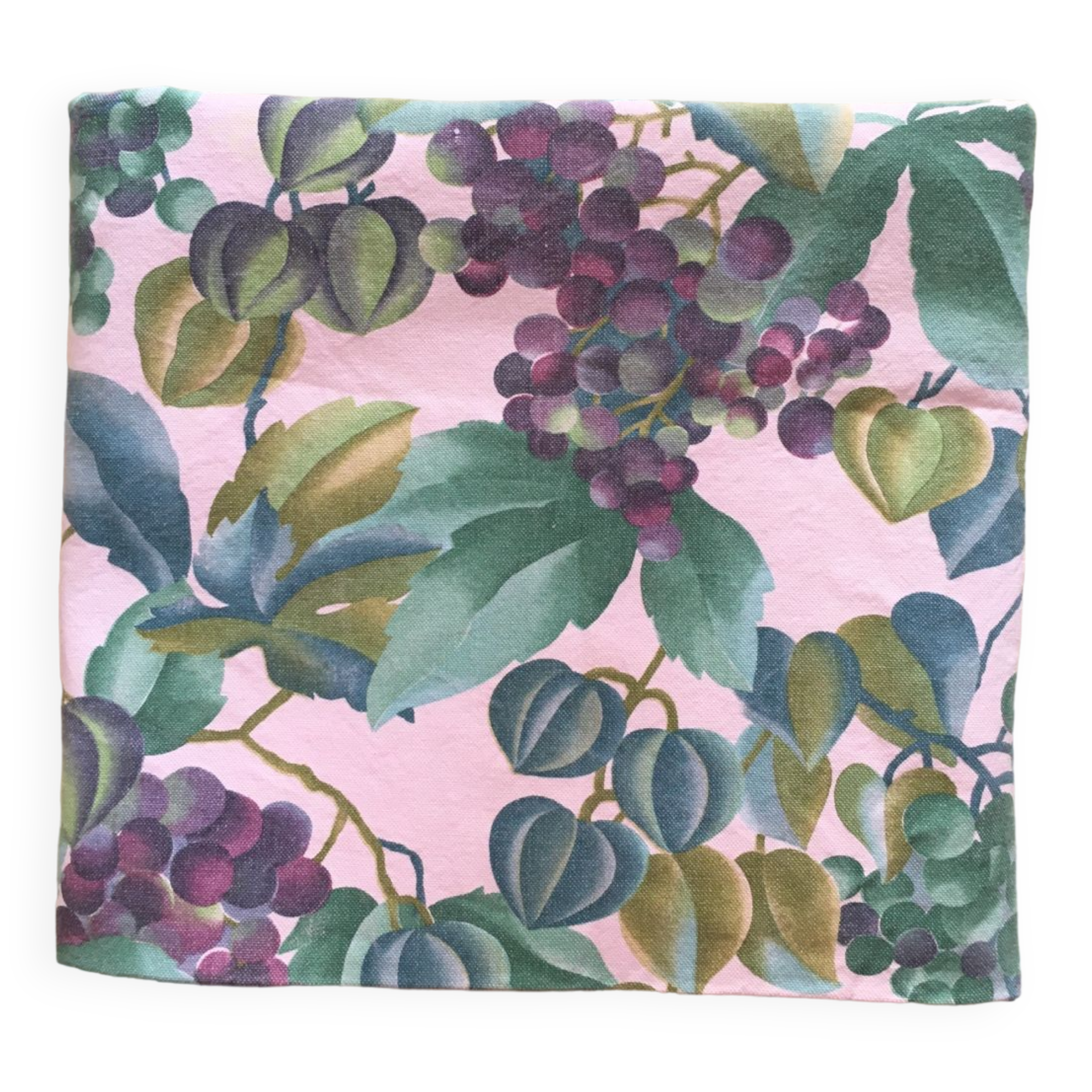 Tablecloth vintage cotton grapes