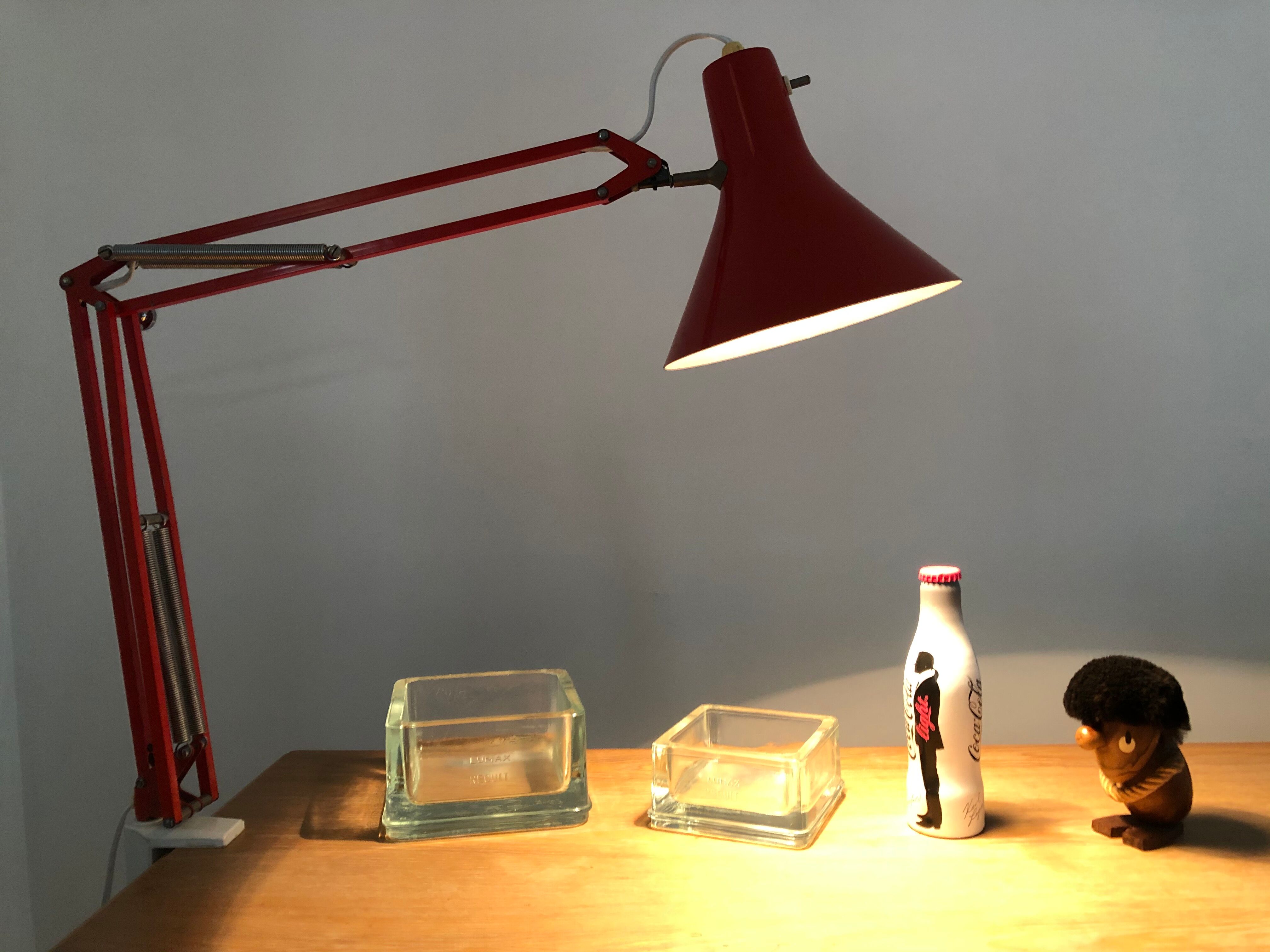 Vintage office lamp Luxo L2 de Jacob Jacobsen