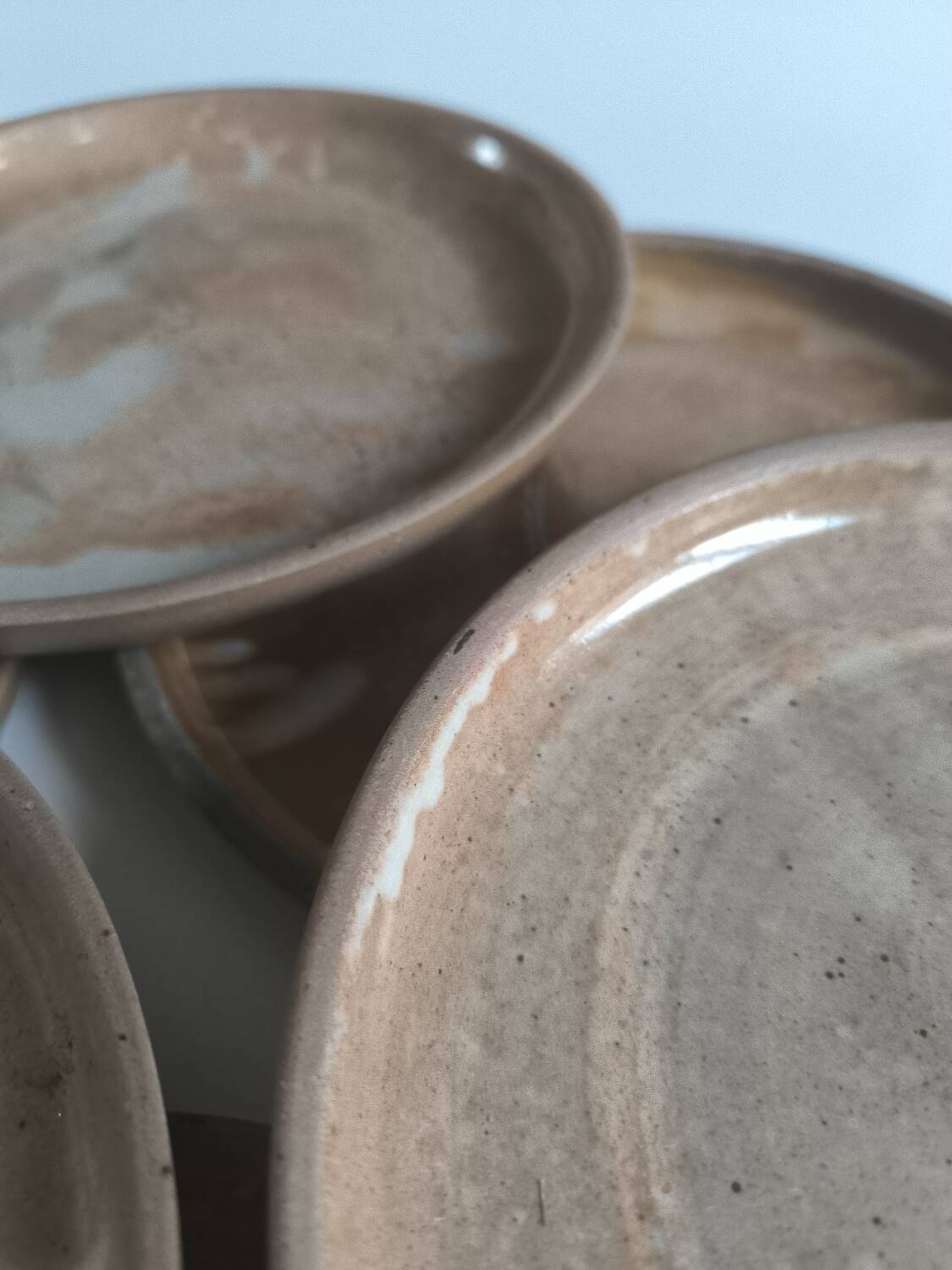 Set of 6 Marais stoneware plates